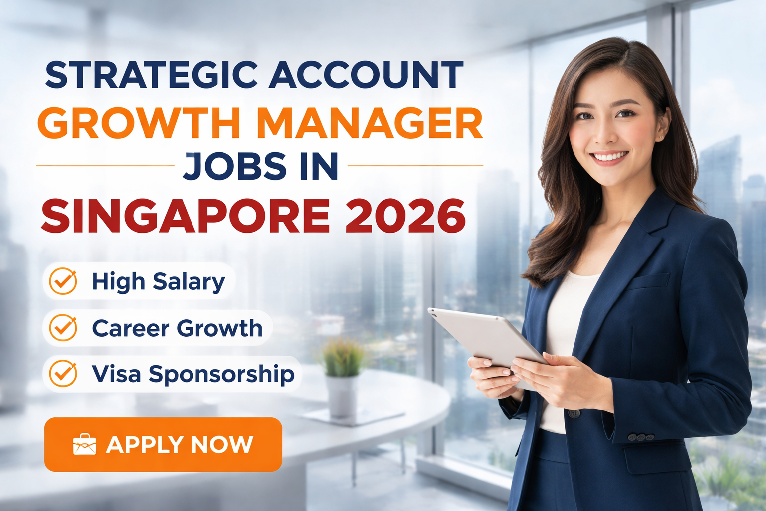 Strategic Account Growth Manager Jobs in Singapore 2026