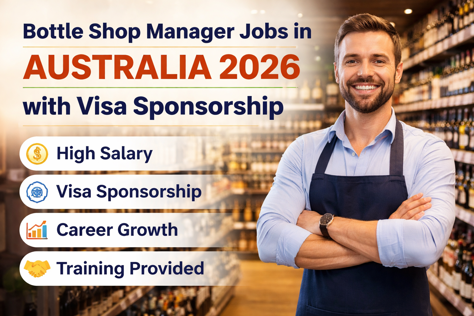 Bottle Shop Manager Jobs in Australia 2026 with Visa Sponsorship
